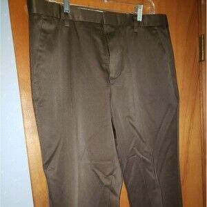 MEN'S Dockers Brown 36 x 30 flat front